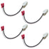 4pcs Front Rear Door Speaker Wire Harness Connector Plug for Jeep 2014-2018 Renegade...