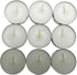CandleNScent Unscented Tealight Candles, 30 Pack, White, Made in USA...