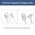 EmeTerm Original USB Magnetic Charging Cable Fashion, Explore, and Smart Series Anti-Nausea Wristbands (1 Pack)...