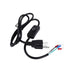 DROK 4FT Power Cable 3 Prong Grounding Plug, AC Power Cord Extension Cord with Switch On/Off and Fork Terminal Connectors, AC/DC Adapter 18 AWG fo...