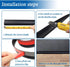 Floor Transition Strip Self Adhesive Carpet & Flooring Transitions Edging Trim Strip PVC Threshold Transitions Suitable for Threshold Height Less ...