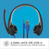 ThinkWrite Technologies / TWT Audio Ergo, TW110 | Premium On-Ear Headset with Noise Reducing Microphone (3.5mm Jack)...