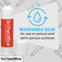 1InTheOffice Clear Glue Stick for Kids, Glue Sticks, All Purpose School Glue Sticks, Washable Glue Sticks, Clear Stick Glue 0.28 oz, (12 Pack)...
