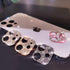Omorro for iPhone 13 Pro Bling Lens Protector, Camera Cover 3D Glitter Crystal Diamond Rhinestone Shining Dots Metal Protective Decoration Sticker...