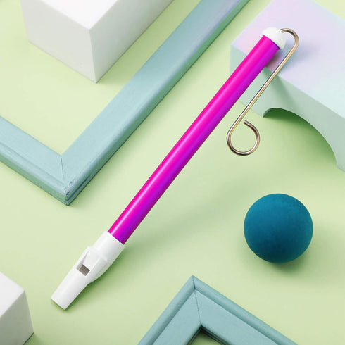 2 Pcs Slide Whistle Toy Musical Instrument Sliding Whistle Slide Whistle for Parent-Child Games Party Favors, Yellow and Red...