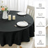 Romanstile Round Waterproof Tablecloth, Stain Resistant Washable Table Cloths Wrinkle Free Polyester Table Covers for Kitchen Dining Party Wedding...