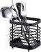 Oidium Silverware Holder,Small Utensil Holder Stainless Steel,Utensil Drying Rack,Chopstick Holder 4x4x3 In,Fit for Kitchens,Picnics,Office…...