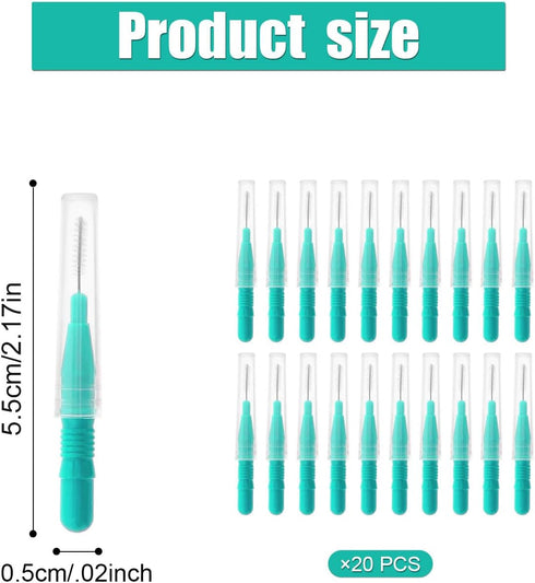 20pcs Shower Head Cleaning Tool, Shower Head Cleaning Brush Shower Nozzle Cleaning Brushes Small Hole Cleaner Supply Gap Hole Anti-Clogging Cleani...