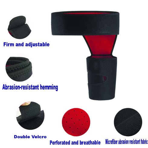 Hip Groin Stabilizer, Groin Wrap for Pain Relief Thigh Compression Sleeve, Hip Joint Pain, Sciatica Nerve Brace Injury, Thigh Leg Compression Supp...