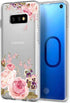 Case for Galaxy S10e 5.8 Inch, Slim Shockproof Clear Soft Flexible TPU Floral Phone Protective Case Cover for Samsung Galaxy S10e (Rose Flower)...
