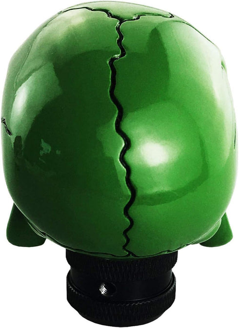 Abfer Shifter Gear Knobs Green Skull Shift Knob Cool Car Gear Shifting Lever Handle Head Replacement Fit Most Automatic Manual Vehicles...