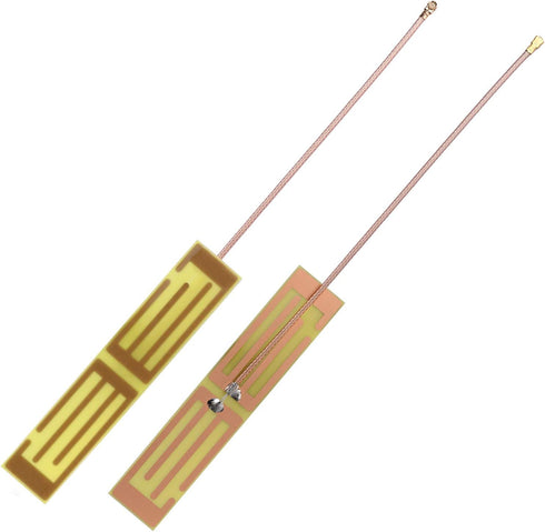 wlaniot 2.4G Wireless Mini PCI PCI-E WiFi Bluetooth Internal Antenna Built-in Antenna (5dbi,700-2600Mhz,U.FL/IPX Connector,RG178 Cable 4inches) 2p...