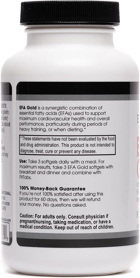 Beverly International EFA Gold, 90 Softgel Capsules. High Potency Omega-3s EPA and DHA + Omega 6&9 Fatty Acids. Combination Fish, Flaxseed and Bor...