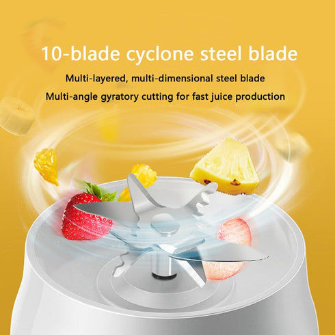 WENPIC- Licuadora Portatil - 10 Stainless Steel Blades - Portable Blender For Smoothies - Fruit & Vegetable Juicer - Ideal for Travel, Sports, and...