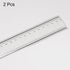 2pcs Film Flexible Ruler 50cm 0.1mm Scale with R Angle & Width Lines PET Plastic Folding Straight Ruler Calibration Soft Ruler Measuring Tool for ...