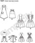 Simplicity Vintage Simplicity 1221 1940's Vintage Fashion Women's Apron Sewing Pattern Kit, Sizes S-L...