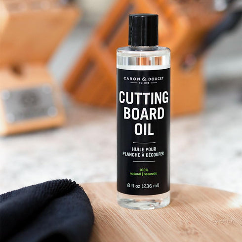 Caron & Doucet - Cutting Board & Butcher Block Conditioning Oil & Wood Finishing Wax Bundle | 100% Plant-Based & Vegan, Best for Wood & Bamboo Con...