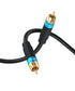 BlueRigger RCA Audio Subwoofer Cable (10FT, Dual Shielded with Gold Plated RCA to RCA Connectors) – for Subwoofer, Amplifier, Home Theater...