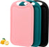 Cutting Coards for Kitchen,3 Piece Plastic Cutting Board Set, Chopping Board with Juice Grooves Carrying Handle...