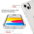 HAII Clear Case for iPhone 15 Plus, Thin Slim Crystal Bilayer Bumper Shockproof Protective Case Cover for iPhone 15 Plus 6.7 inch 2023 (Clear Blue...