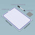 6-Pack 9"x12" Lines & Blank Dry Erase Whiteboard | Small Double-Sided Mini White Boards for Teachers, Students, Home, Classroom & Office...