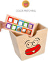 Wooden French Fries Sorting & Stacking Toys for Toddlers, Montessori Toys for 3 Year Old, Preschool Educational Toys to Develop Fine Motor Skills...