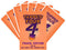 Tapped Four Travel Edition Card Game - 2 to 6 players - Extra TAP Cards - Strategy, Luck, Laughter, Fun - Family and Friends...