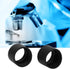 2PCS Eyepiece Cover Eyepiece binocular eye cups Guard Soft Rubber 36mm Stereo Microscope Accessory for 32-36mm Stereo Microscope(Oblique Angle)(KP...