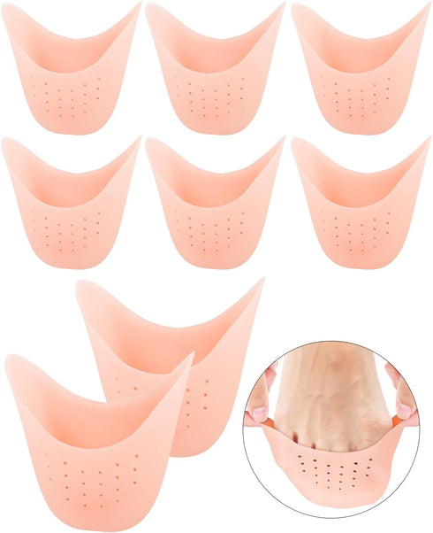8Pcs BLATOWN Silicone Toe Protectors Toe Covers for Women Men Shoe Filling, Gel Toe Pads Toe Cushions with Breathable Hole for Pain Relief Fit for...