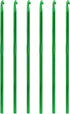 Auvotuis 6Pcs 4mm US Size G (Size 6) Aluminum Crochet Hook Knitting Needles for DIY Craft Yarn, Green......