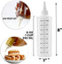 Cornucopia Brands 8-Ounce Plastic Squeeze Bottles w/ Graduated Measurements (8-Pack); Great for Kitchen, Portion Control, Condiments, Cosmetic Use...
