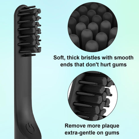 Toothbrush Replacement Heads for Quip Electric Toothbrush, SAREAL 8 Pack Replacement Heads Refill and fit Adult Quip Replacement Heads...