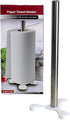 Stainless Steel Suction Cup Paper Towel Holder Kitchen Bathroom Spare Toilet Paper Holder with Nonslip Stable Super Suction Grip Base Countertop (...