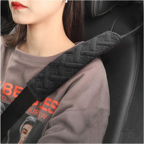 2 Pack Car Seat Belt Pads Cover, Universal Comfort Seatbelt Pad, Seat Belt Shoulder Strap Covers Harness Pad to Protect Neck and Shoulder from The...