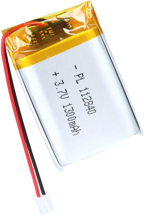 112840 3.7V Lipo Battery 1300mAh 112840 Rechargeable Lithium Polymer Battery Pack with JST PH2.0mm Connector for Electronic Device...