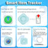 Key Finder Key Locator Find My Luggage Key Tracker Bluetooth Luggage Tracker Key Finder Locator with Sound Item Locator for Keys Bags Wallets Pet,...