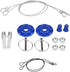 Acouto Hood Pins Kit CNC Aluminum Alloy Car Racing Hood Pin Lock Appearance Kit Universal Hood Pin Plate Kit(Blue)...
