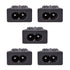 uxcell C8 Panel Mount Plug Adapter, 250V AC 2.5A 2 Pins IEC Inlet Module Plug Power Connector Socket Straight 5pcs...