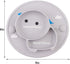 Baby Silicone Plate, Toddler Suction Plates Mini Plate Placemat for Kids and Infants Self Feeding, BPA Free, Microwave & Dishwasher Safe (Gray)...