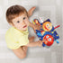 Vicloon Baby Books Toys, 2PCS Baby Books 6 to 12 Months, Touch and Feel Transport and Space Theme Crinkle Cloth Book, Tummy Time Soft Books Toys f...