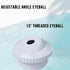 Southeastern 5 Pack Pool Spa Eyeball Jet 1/2" Opening 1.5" Threaded Adjustable Angle...