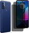 for Motorola G Play 2023 Privacy Screen Protector - 2 Pack Front Private Tempered Glass Screen Protector + 2 Pack Camera Lens Protector, Anti-Scra...