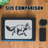 FINGERINSPIRE Running Fox Stencil for Painting 8.3x11.7inch Plastic PET Fox Pattern Drawing Template Hollowed Walking Fox Painting Stencil Decorat...