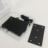 4 Pack Black Flat Mending Plate,Six-Hole Metal Bracket, Straight Steel Brace 3.94 x 1.97'', Fixing Joining Plate for Wood with 24PCS Screws, 1x Sc...