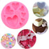 2Pcs Pink Heart Silicone Molds, Different Sizes Heart Chocolate Mold Heart Shape Candy Molds for Cookie Decor, Pastry, Cake, Chocolate Making?Bake...