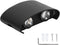 LED Wall Sconce, Wall Lights, LED Wall Lamp Waterproof Modern Sconce Light Indoor Outdoor Decoration 90?265V 4W Black Shell (warm light)...