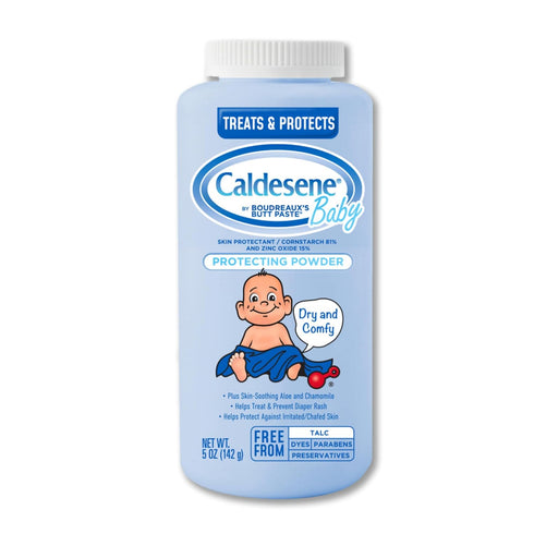Caldesene Cornstarch Baby Powder with Zinc Oxide, Talc-Free Baby Powder, 5 Oz...