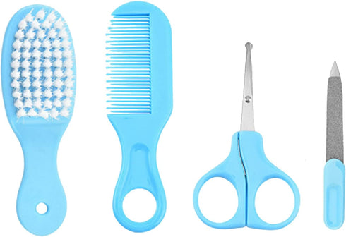 Baby Grooming Kit, Infant Safety Care Set with Hair Brush Comb Nail Clipper Nasal Aspirator,Baby Essentials Kit for Newborn Girls Boys...