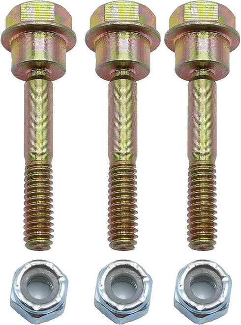 YOIASUGH 580790401 588077502 Shear Bolts & Nuts Kit for Husq-Varna 2 Stage Snow Blowers 539976978, 595086601/ 570XP, 575XP, 576XP (Set of 3)...
