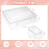 Small Plastic Storage Box, 13 Pieces Plastic Storage Cases Bead Organizers Boxes with Lid Mini Rectangles Boxes Craft Supply Case Bead Containers ...